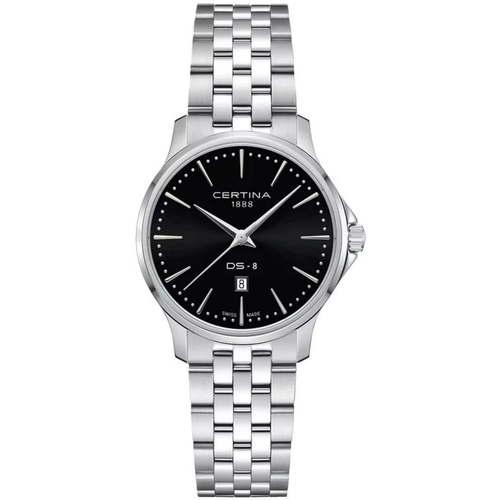 фото Наручные часы certina ds-8, серебристый/черный