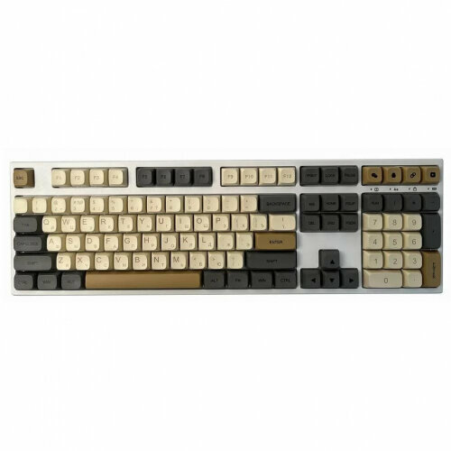 Клавиатура беспроводнаяпроводная Epomaker EP108 Keyboard Gateron Pro 20 Yellow White Dawn 10525₽
