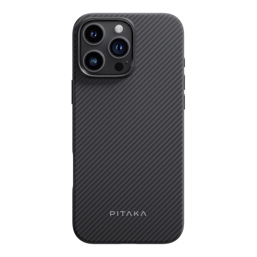 Противоударный чехол Pitaka Military-Grade Protective Case для iPhone 16 Pro Max черный