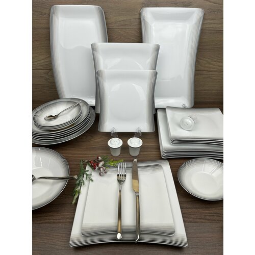 Сервиз обеденный фарфоровый Vinci Kaiser на 6 персон 30 предметов