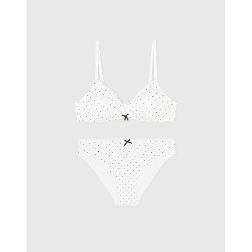 фото Комплект нижнего белья gloria jeans, размер 14+/164, белый