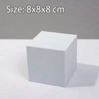 Белый белый классический реквизит для фотосъемки из полимерной пены, White ball 2 pcs