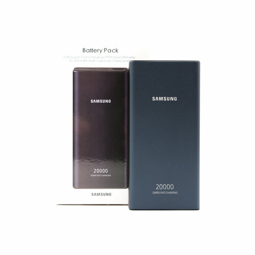 Внешний аккумулятор Samsung Powerbank EB-P5300 20 000 мАч Dark Grey алюминий 2890₽