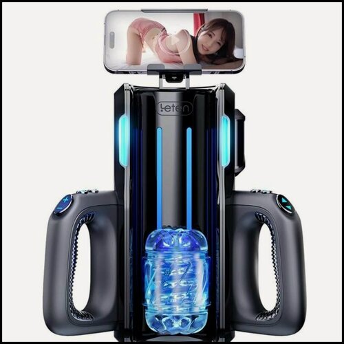 Изображение товара Leten CANNON KING PRO, мастурбатор для мужчин, высокоскоростной автоматический телескопический трастинг, реалистичная киска-вагина со стонущим голосом и держатель для телефона