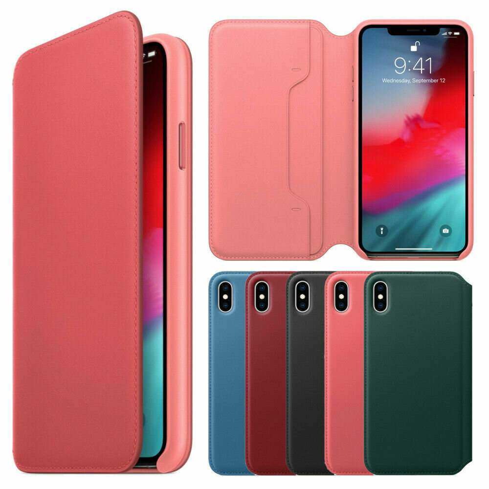 Чехол (флип-кейс) APPLE , для Apple iPhone XS Max, розовый - фото №5
