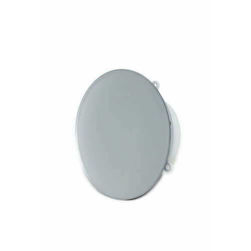 Дизайнерский ультратонкий вытяжной вентилятор Krona-SL Design 100 круг серый матовый 5800₽