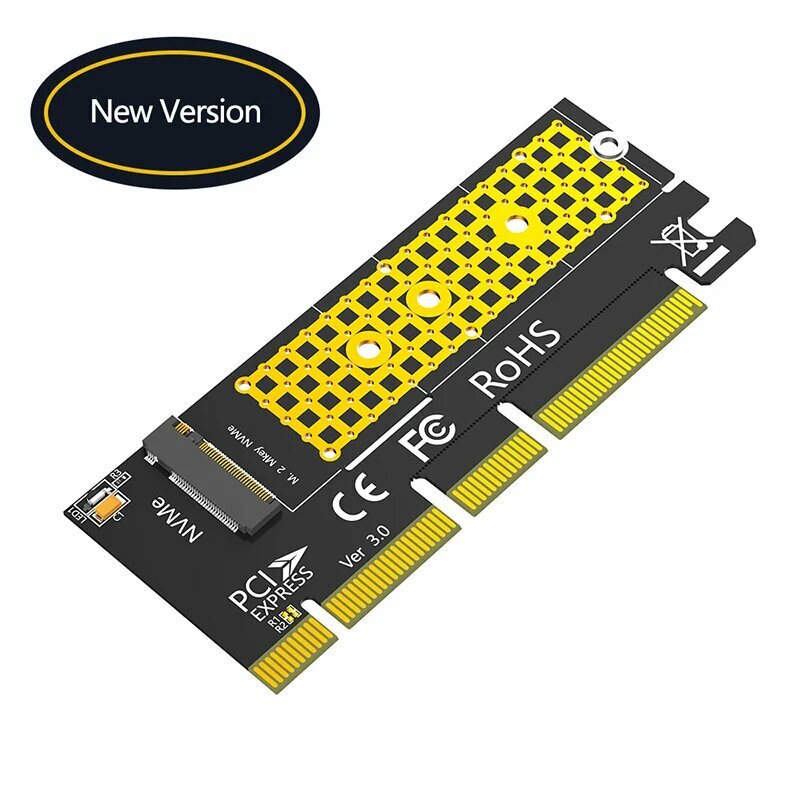 Адаптер M.2 NVME Key M-PCI Express X4/X8/X16, переходник с дополнительной картой, конвертер со стандартом памяти 2230 2242 2260 2280 M2 NVME SSD