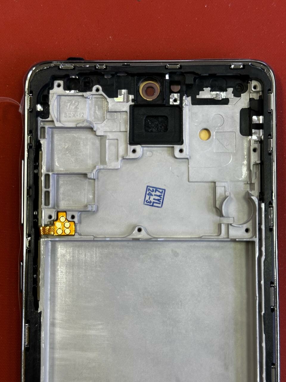 Дисплей (Экран) для Samsung A72 A725 incell frame в сборе с рамкой и тачскрином LCD SAMSUNG A72 A725 incell FRAME в рамке (обратите внимание отпечатка не будет работать — фото 1