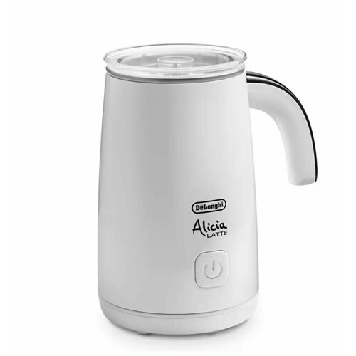 Вспениватель молока DeLonghi Alicia Latte EMF2 BK с подогревом и функциями горячего и холодного взбивания Белый-LI 8400₽