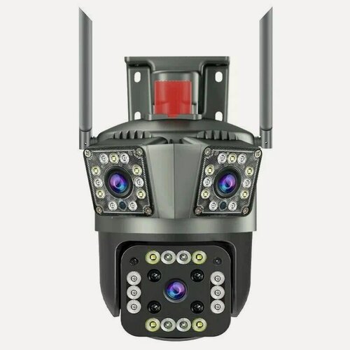 Изображение товара Уличная камера видеонаблюдения WIFI PTZ 2+2МП STARVIS COLORVU с двойной подсветкой SECTEC IPPTZ4856M3L (V380 Pro)