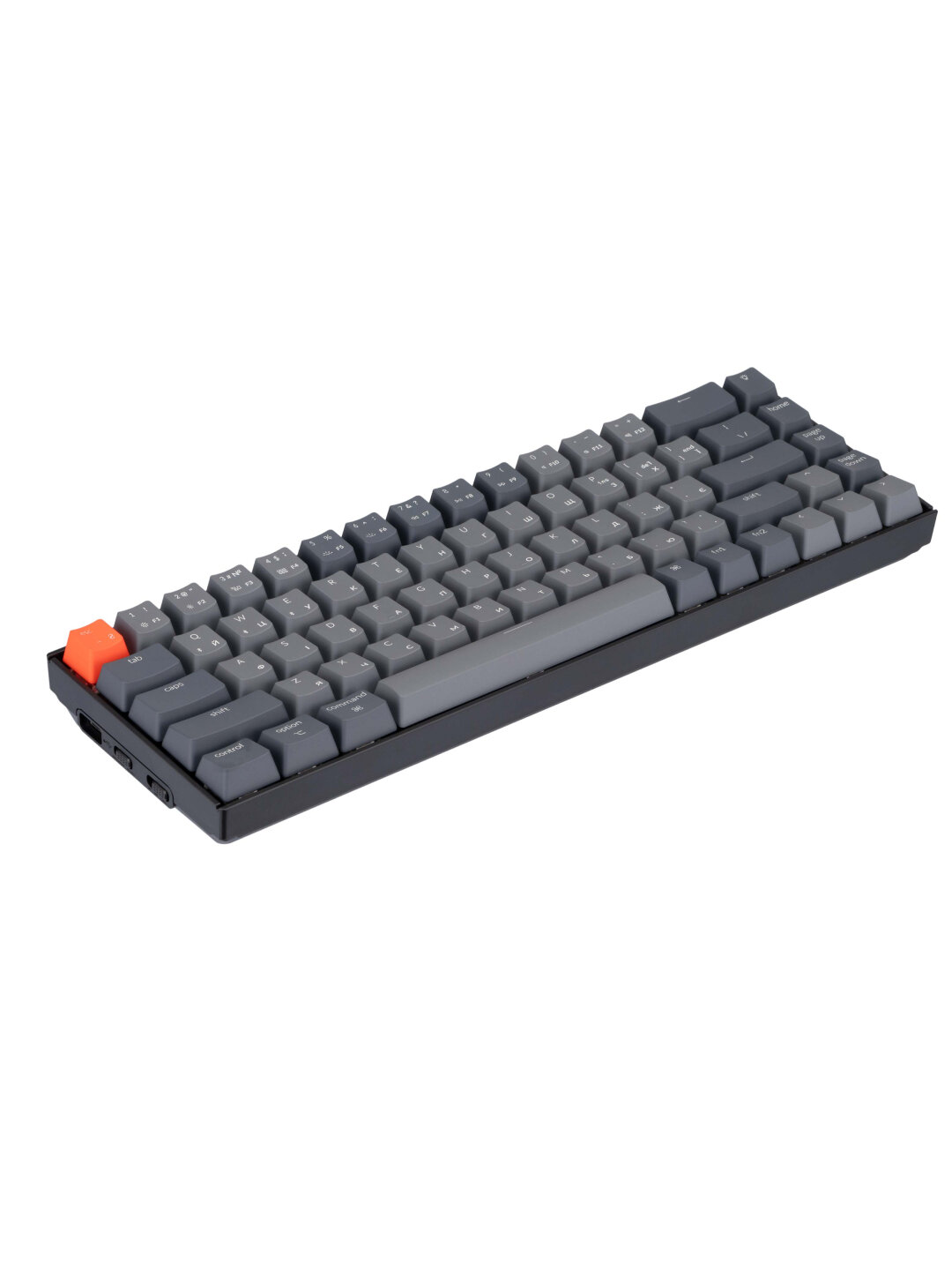 Беспроводная игровая механическая клавиатура Keychron K6 68 Key, Gateron G Pro blue, Hot-Swap, Bluetooth, K6V2 — фото 1