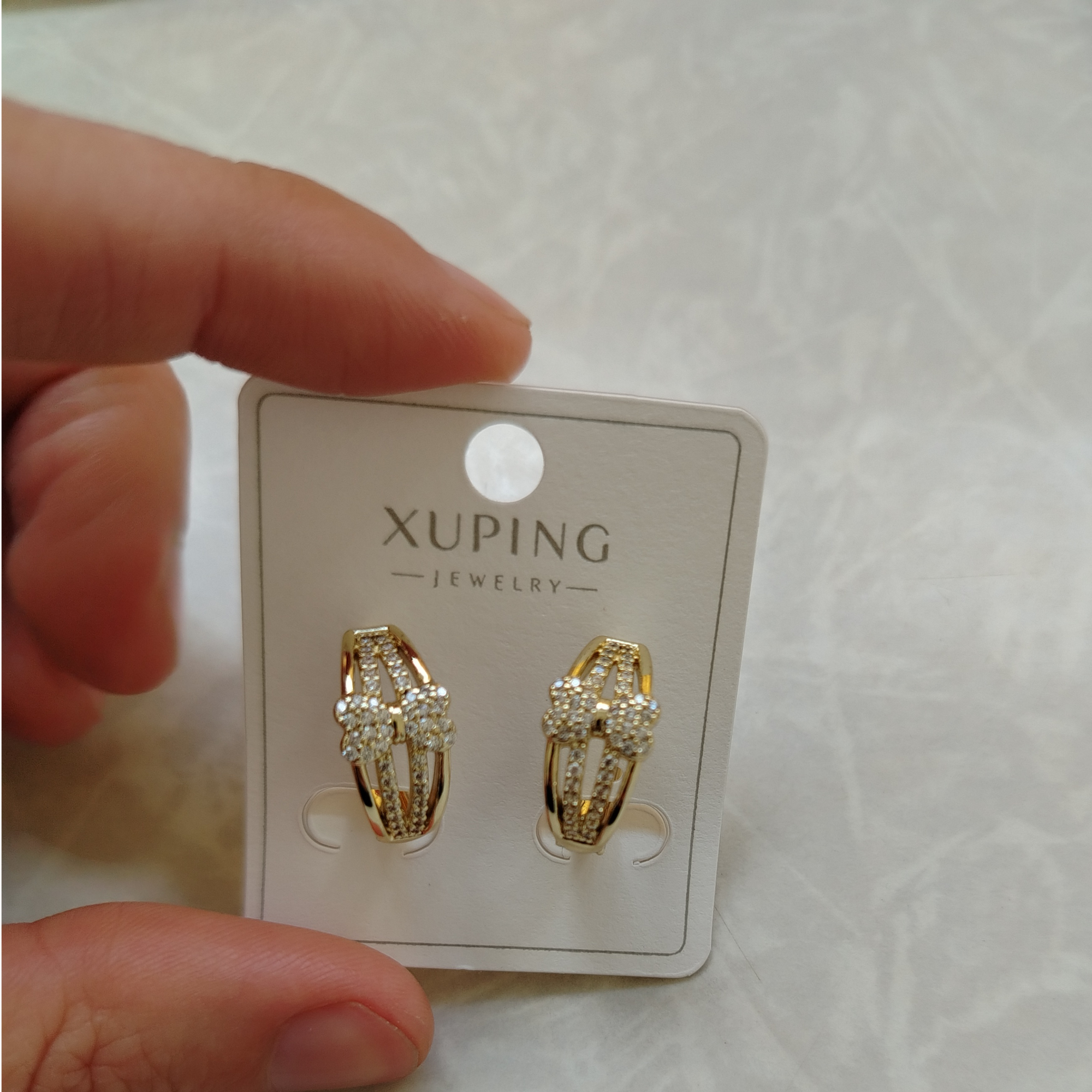 Моносерьга, желтый