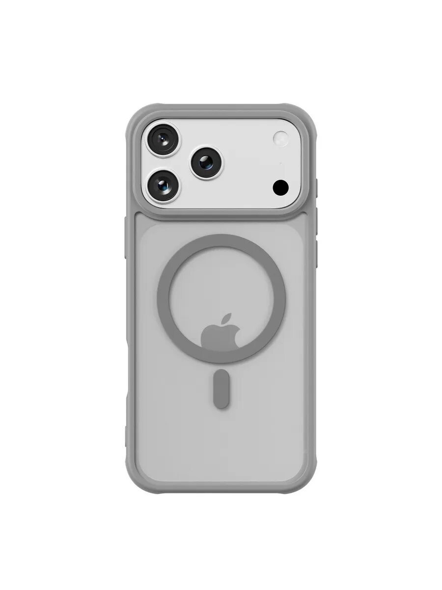 Чехол на iPhone 17 Pro Max ROCKET Frost, магнитный, цвет: серый — фото 1