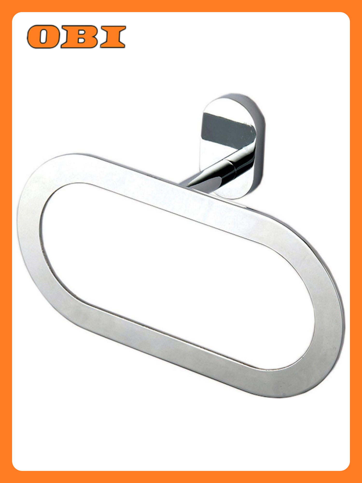 Держатель для банных полотенец Lotti Flora хром 240х300х70 мм