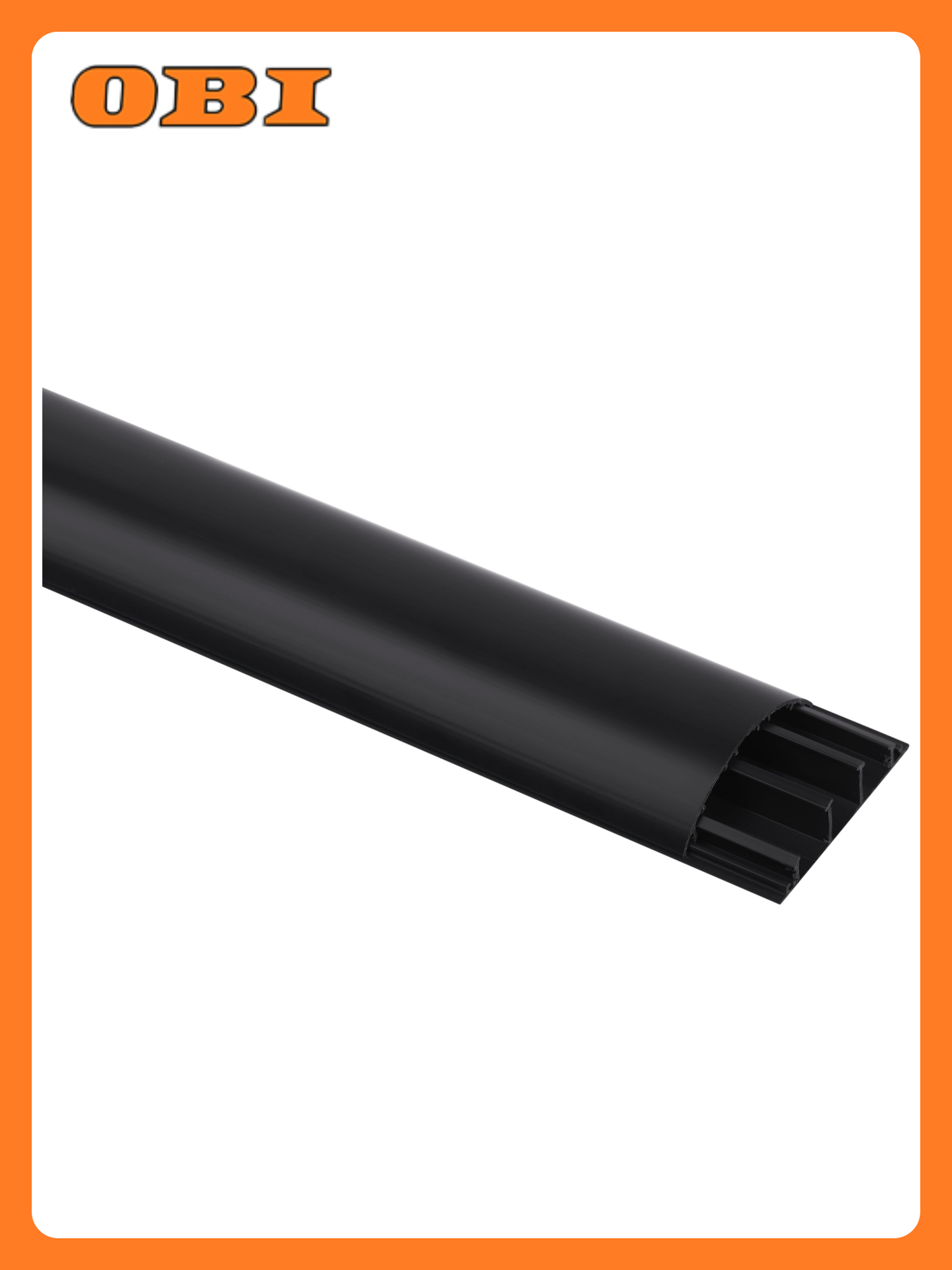 Кабель канал ЭРА напольный 70x16 мм черный