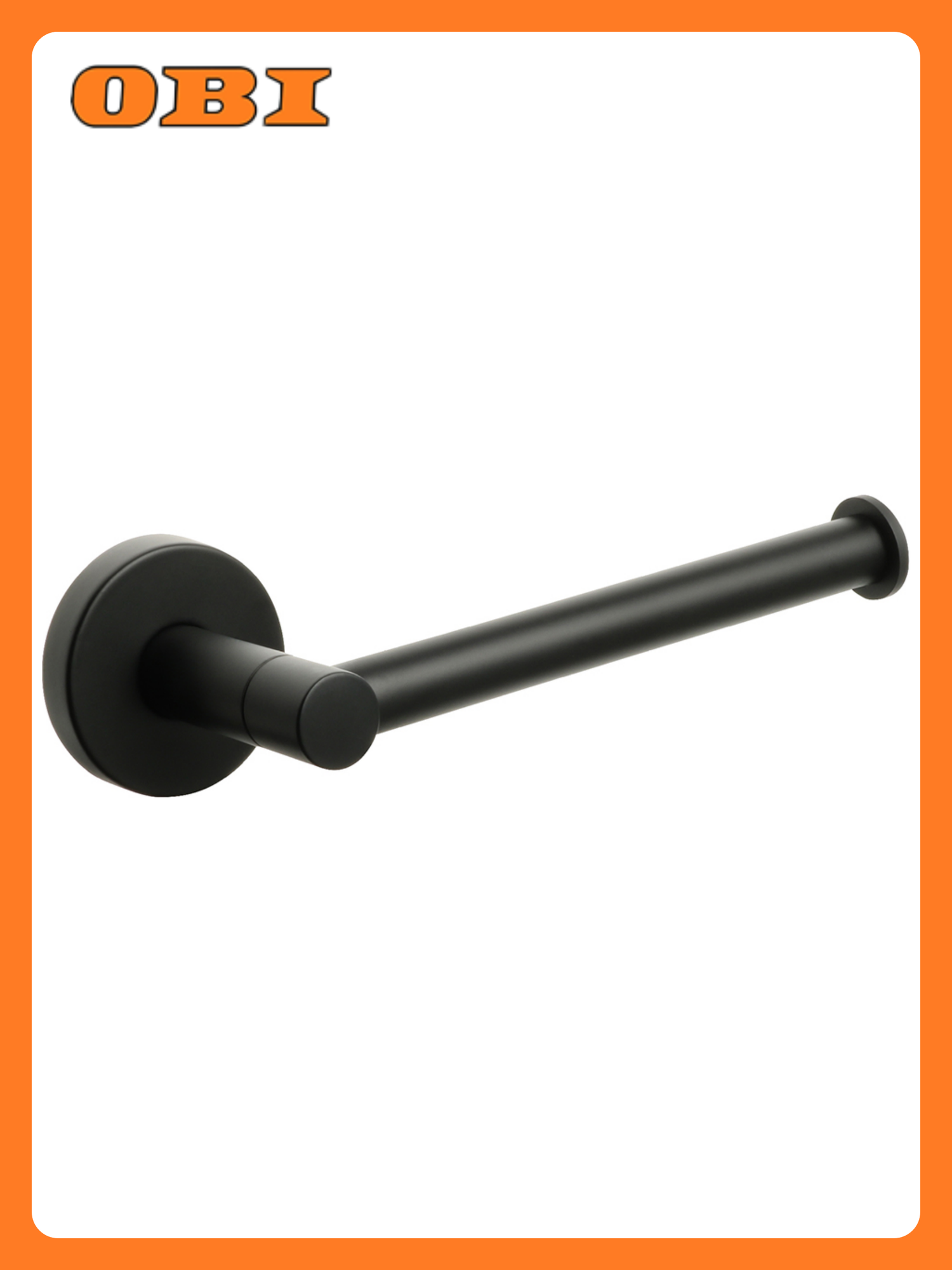 Держатель запасного рулона Fixsen Comfort Black сталь черный матовый 15x5x8 см