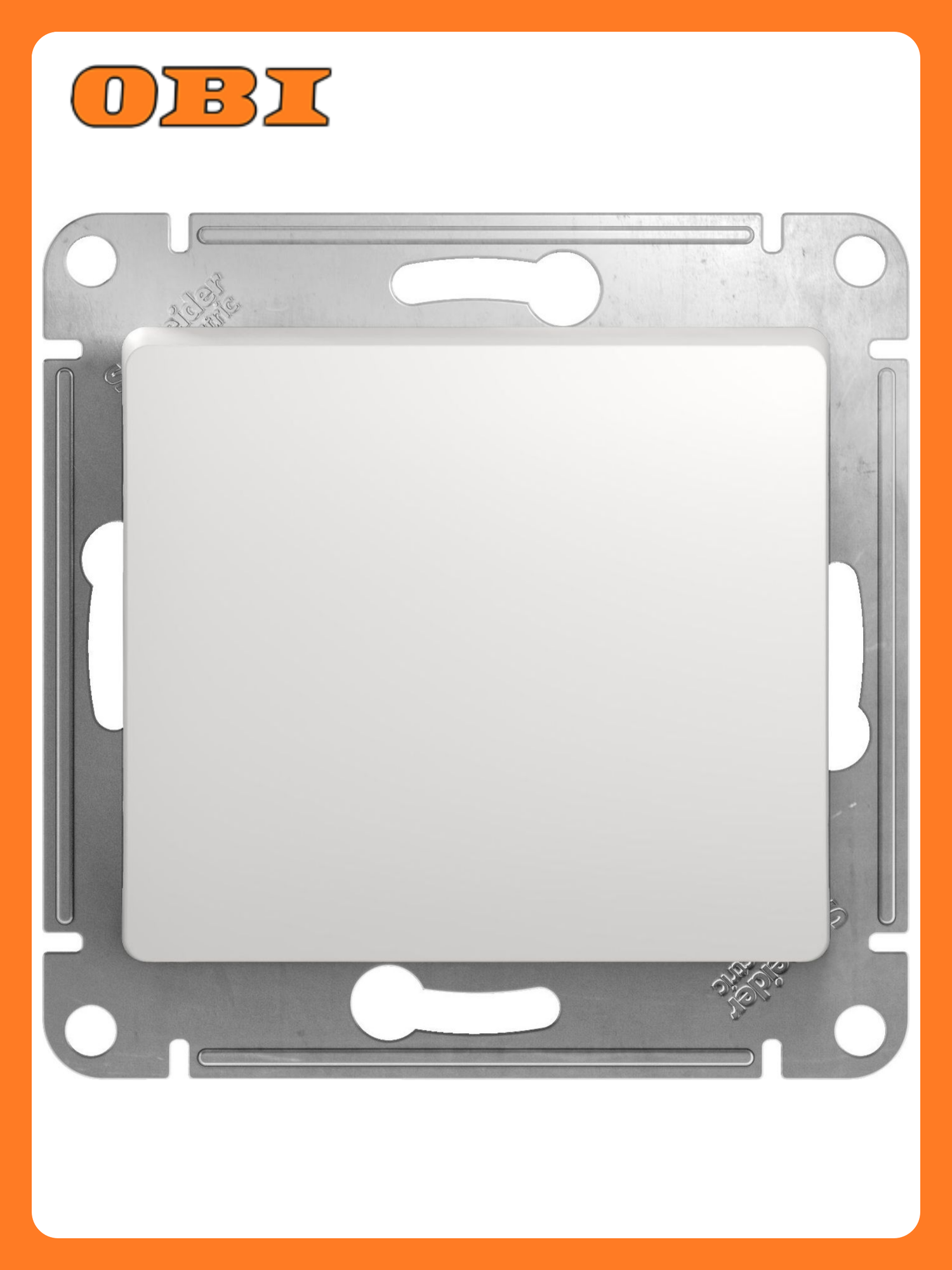 Выключатель Schneider Electric Systeme Electric GLOSSA скрытый монтаж белый