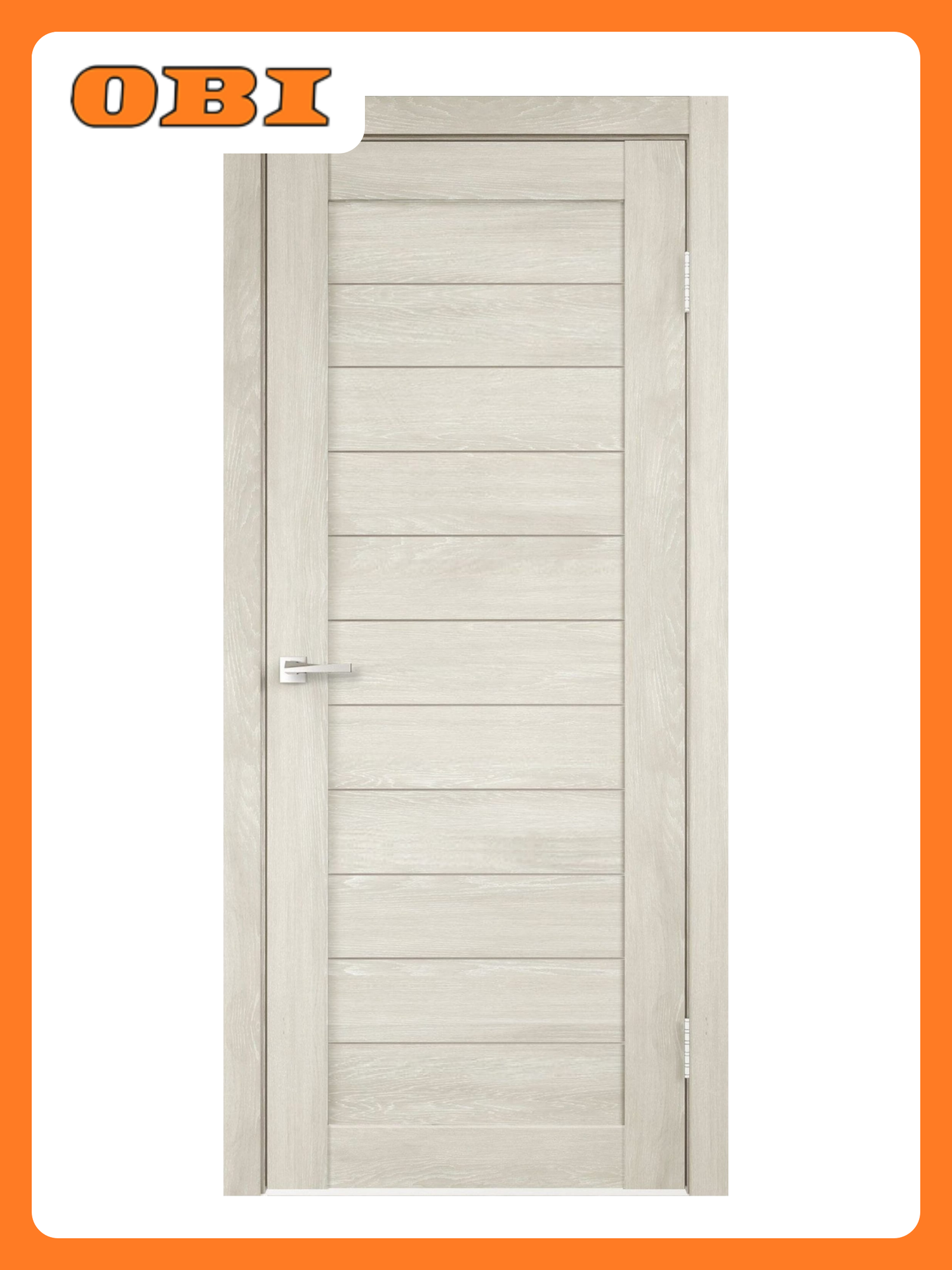 Межкомнатная дверь Бавария глухая Дуб шале капучино 70х200 см