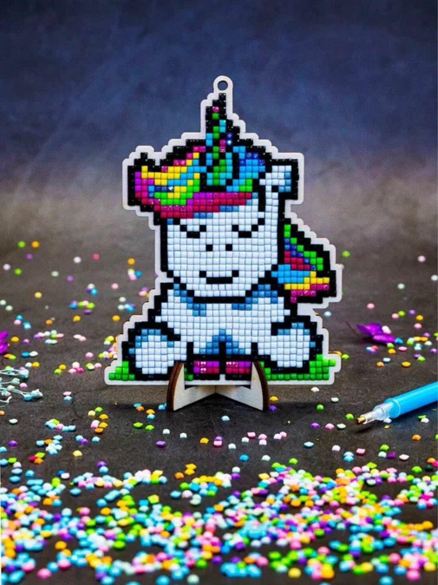 Алмазная мозаика для детей Единорог