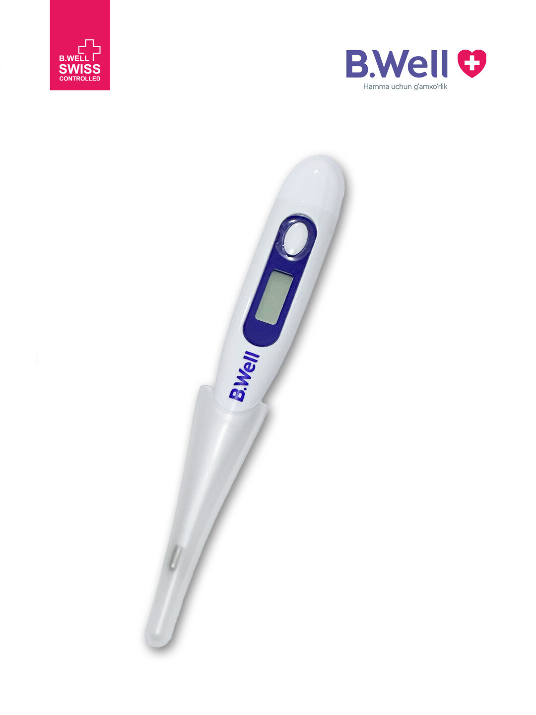 Термометр цифровой B.Well WT-03, для измерения температуры, звуковой сигнал, память