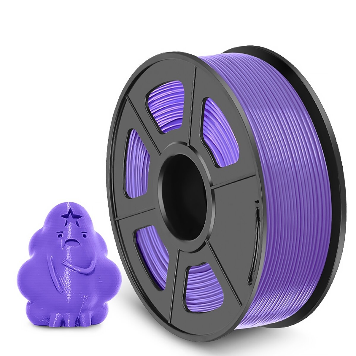 Филамент NVPRINT PETG Purple для 3D печати диаметр 1.75мм длина 330 метров масса 1 кг