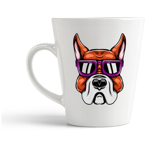 фото Кружка-латте coolpodarok животные собака в очках