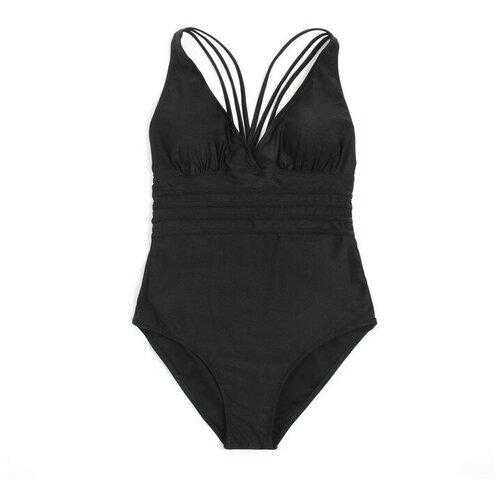 фото Minaku купальник женский слитный с открытой спиной minaku цвет чёрный, размер 44