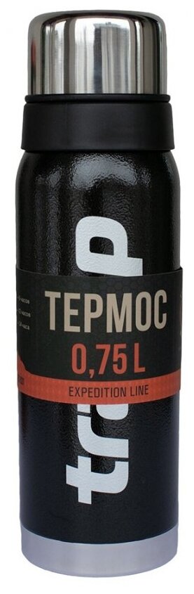 Классический термос Tramp Expedition line, 0.75 л, черный