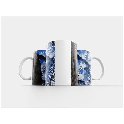 фото Кружка "воздушный шар, зима, высота" 320 мл lotsprints