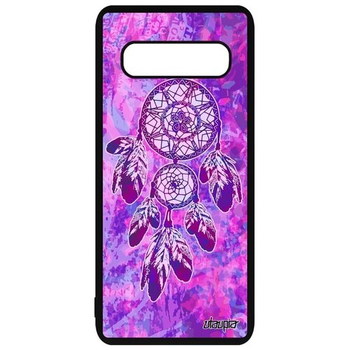 фото Защитный чехол для телефона // galaxy s10 plus // "ловец снов" оберег дизайн, utaupia, розовый