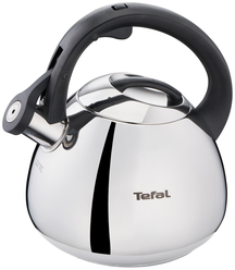 Tefal Чайник со свистком K2481574 2.7 л, серебристый/черный