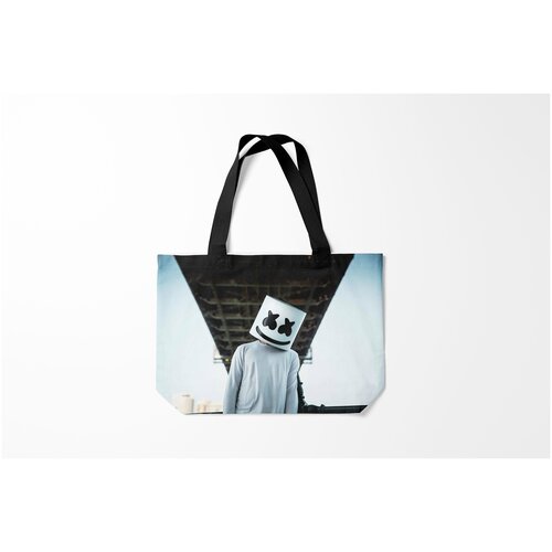 фото Сумка-шоппер / 46х35 см / разная музыка / marshmello electronic music burnettie