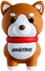 Флешка SmartBuy Wild Series Akita Dog 16 GB, оранжевый