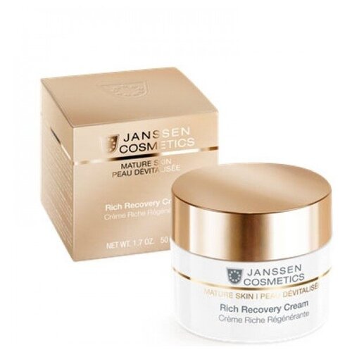 Janssen Mature Skin Rich Recovery Cream - Обогащенный Антивозрастной регенерирующий крем 50мл