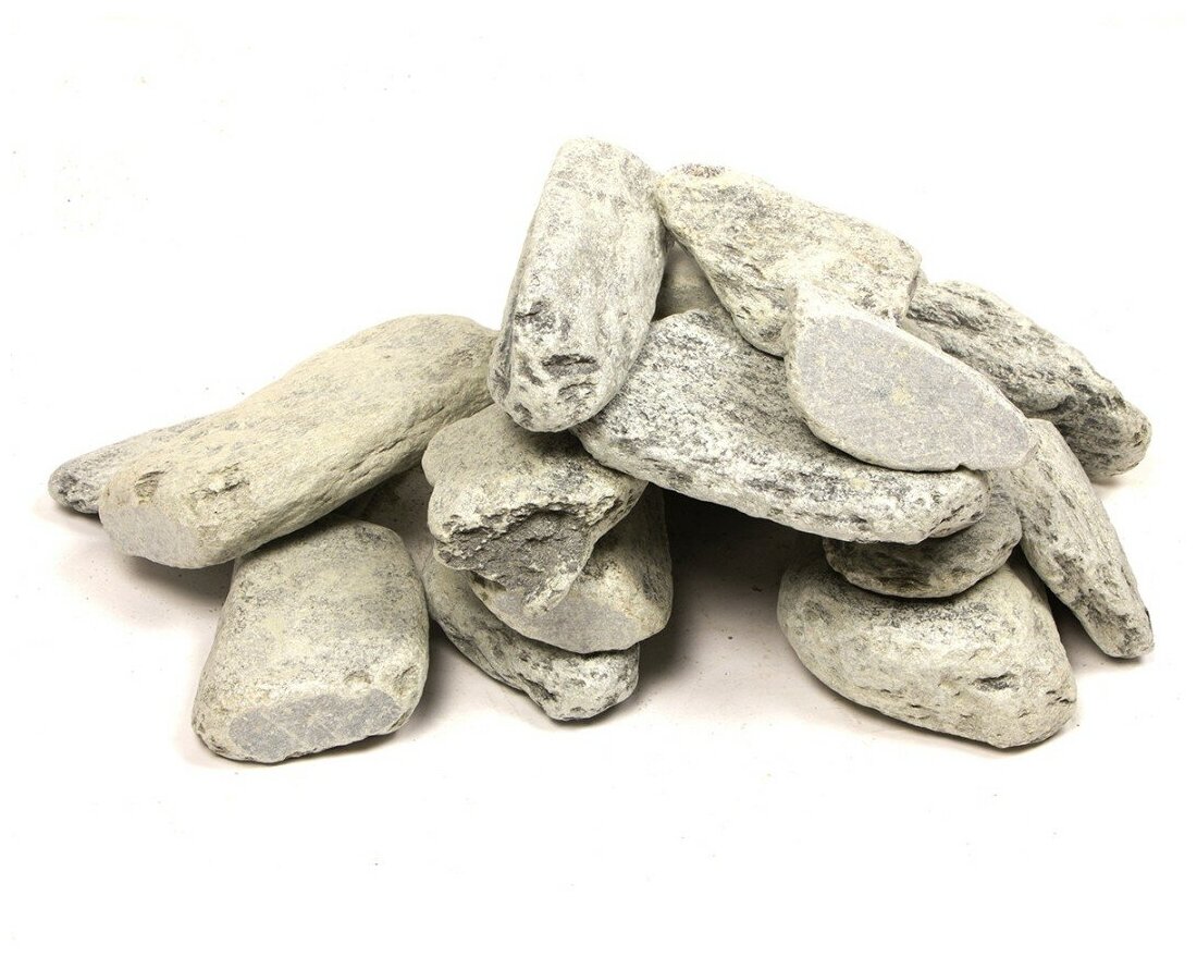 Камни для печи талькохлорит обвалованный 20кг в коробке 10-002