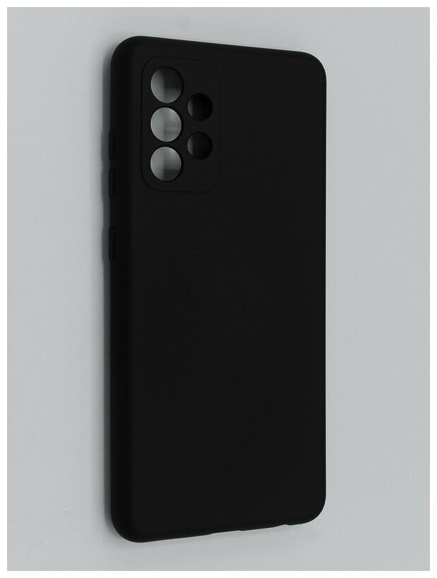 Накладка с защитой камеры для Samsung Galaxy A52 черная