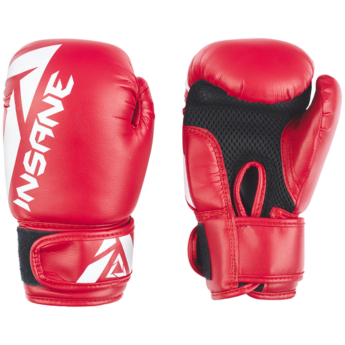 Перчатки боксерские INSANE MARS IN22-BG100, ПУ, красный, 6 oz перчатки для mma insane eagle in22 mg300 пу красный s