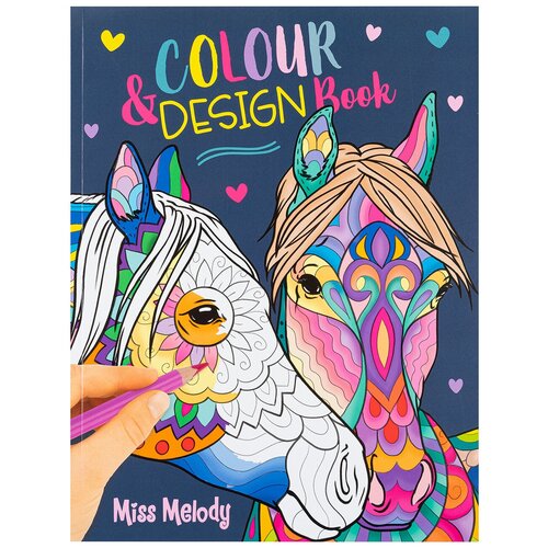 Купить Альбом для раскрашивания Depesche Miss Melody Colour & Design Book (0411648/0011648)