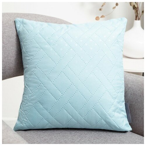 Подушка ST- Стандарт 40х40см декоративная голубая МФ./В упаковке шт: 1