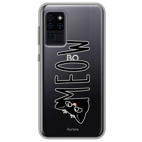 Полупрозрачный дизайнерский силиконовый чехол для BQ 6430L Aurora Прозрачные кошки сотовый телефон bq 6430l aurora black