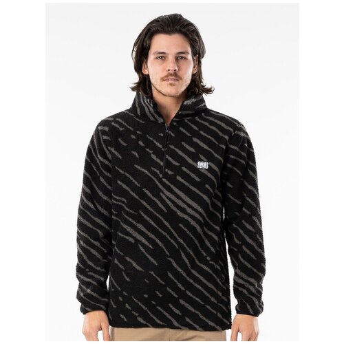 фото Худи rip curl mind waves polar fleece, цвет 90 black, размер xl