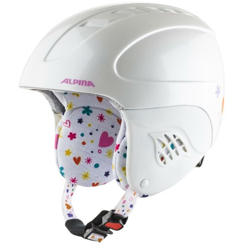фото Зимний шлем alpina 2021-22 carat white/deco (см:48-52)