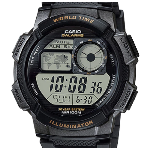 Наручные часы CASIO Collection AE-1000W-1A, черный