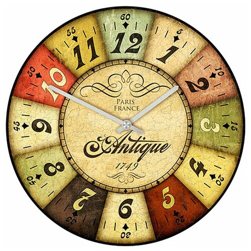 фото Svs настенные часы svs 3001070 loft antique