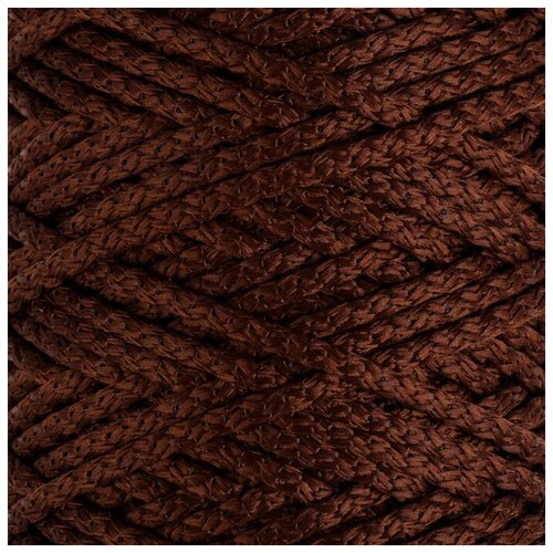 Шнур для вязания с сердечником 100% полиэфир, ширина 5 мм 100м/550гр