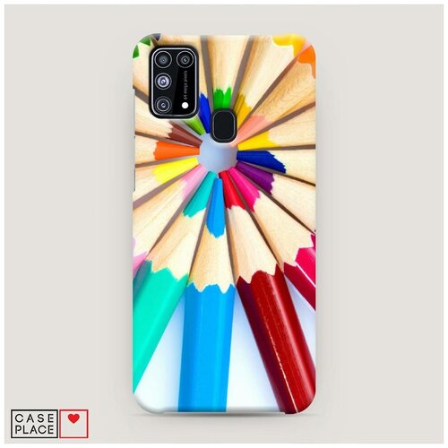 фото Чехол пластиковый samsung galaxy m31 цветные карандаши case place