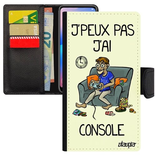 фото Новый чехол книжка на телефон // apple iphone xr // "не могу - у меня приставка!" крутой надпись, utaupia, белый