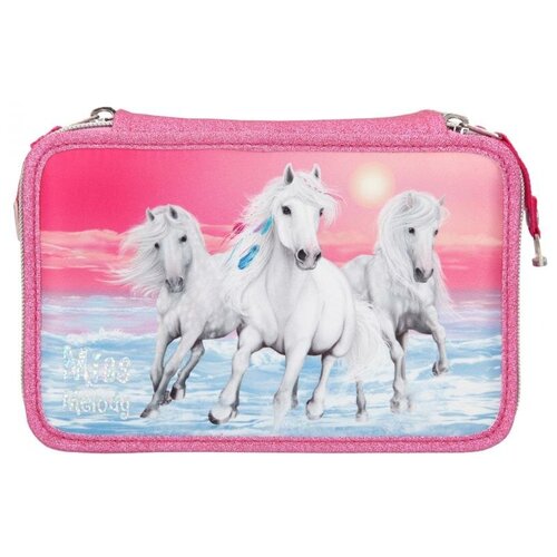 Пенал Miss Melody с наполнением, розовый