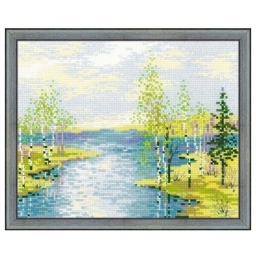 фото Набор для вышивания крестом риолис "паводок", 30х24 см, арт. 1605