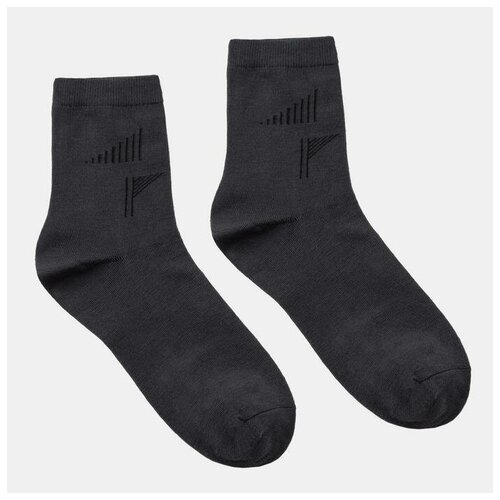 Носки Minaku, размер 27 см (41-43), серый носки minaku размер 41 43 серый